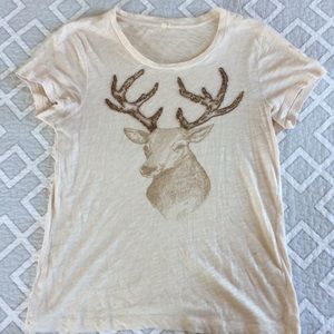 JCrew deer t-shirt